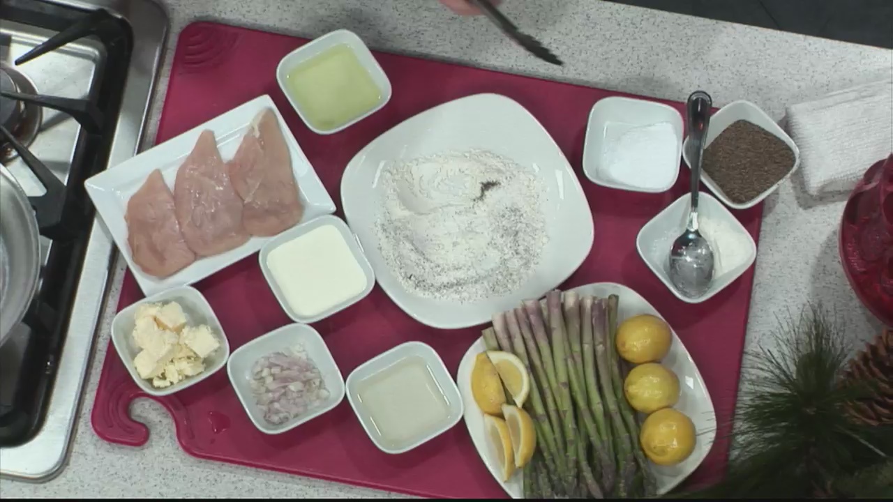 Making chicken limone with Granite City