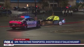 2 injured, shooter dead outside Dallas Walmart