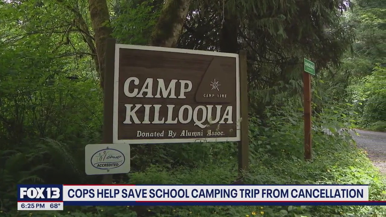 Cops help save school camping trip from cancelation