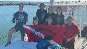 SCUBAnauts' beach clean up