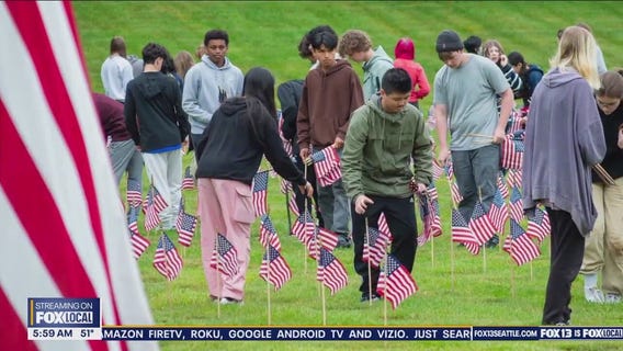 Memorial Day ceremony at Tahoma National Cemetery