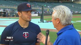 Twins pitcher Lewis Thorpe talks first major league win