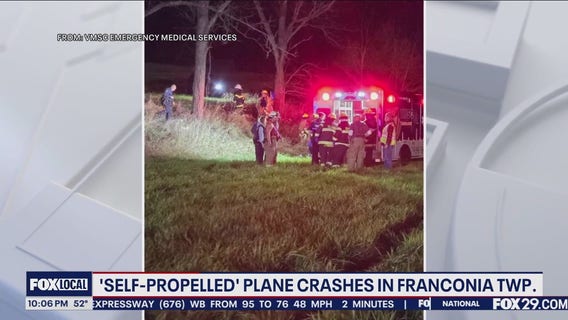 Self-propelled plane crashed in Montgomery County