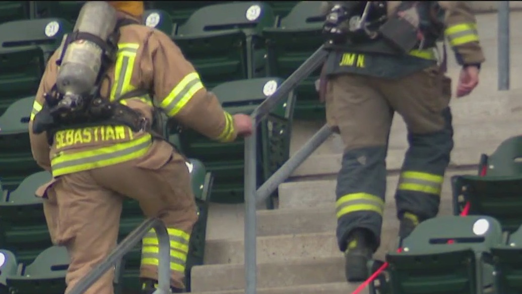 Annual Fight for Air Climb at Comerica Park