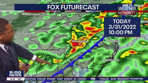 Weather Authority: Thursday, 5 p.m. update