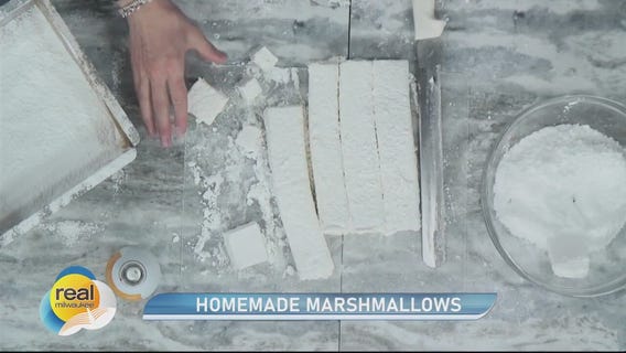 Homemade marshmallows; Ooey gooey fun in the kitchen
