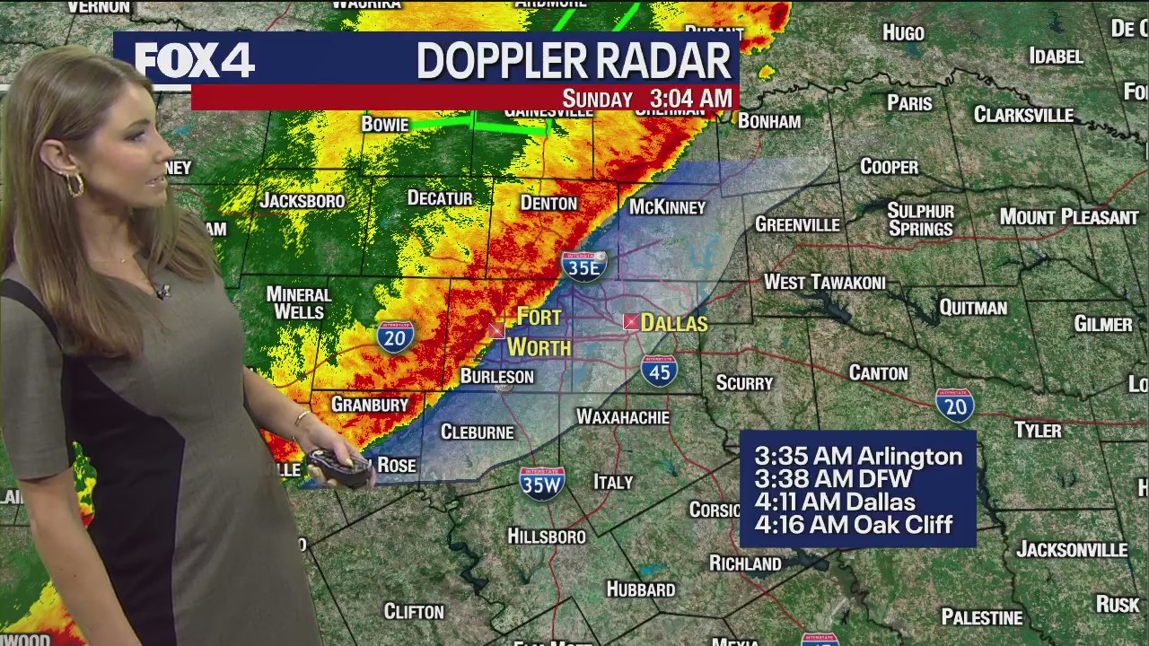 Dallas weather: April 28 forecast - 3 a.m. Update