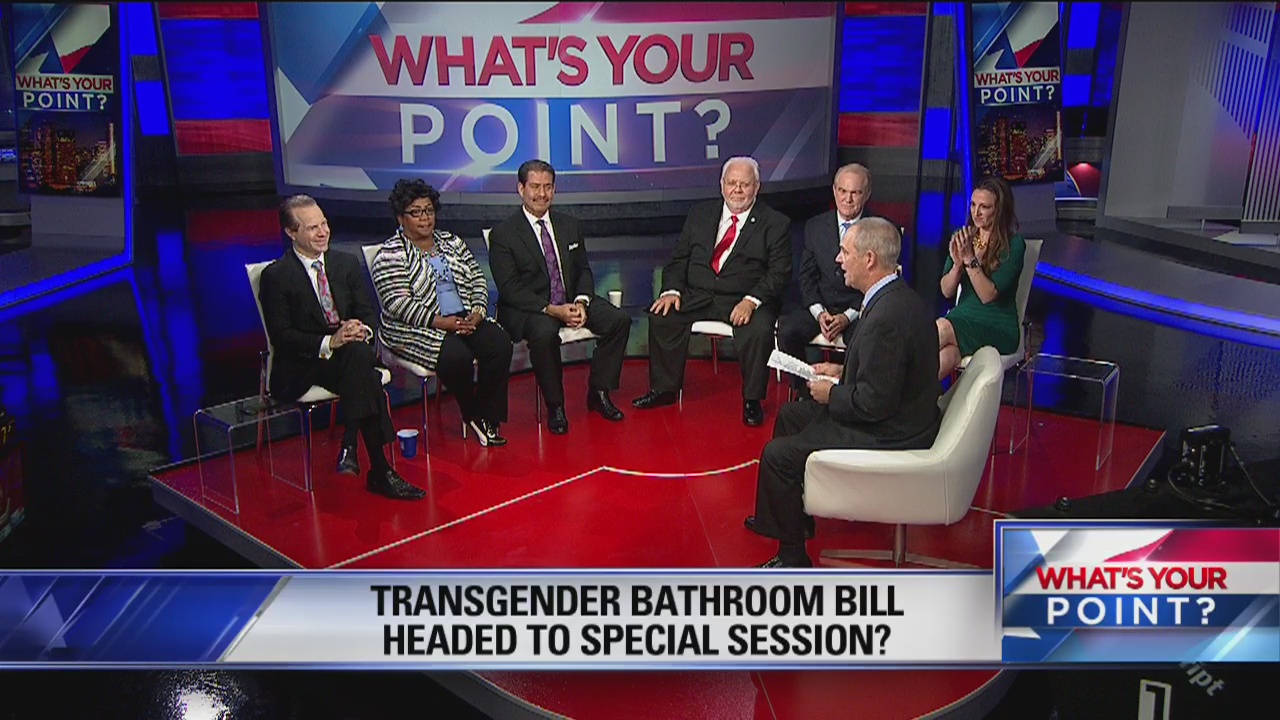 What's Your Point?  May 17,2017  Transgender bathroom bill
