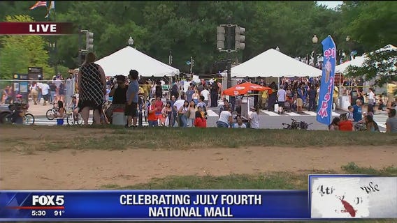 Thousands from all over come to DC for July Fourth