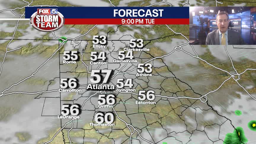 Tuesday Evening Weather Update | FOX 5 Atlanta
