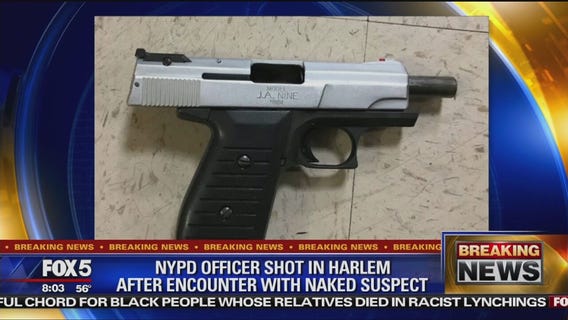 Cop shot during wild struggle with naked man in Harlem