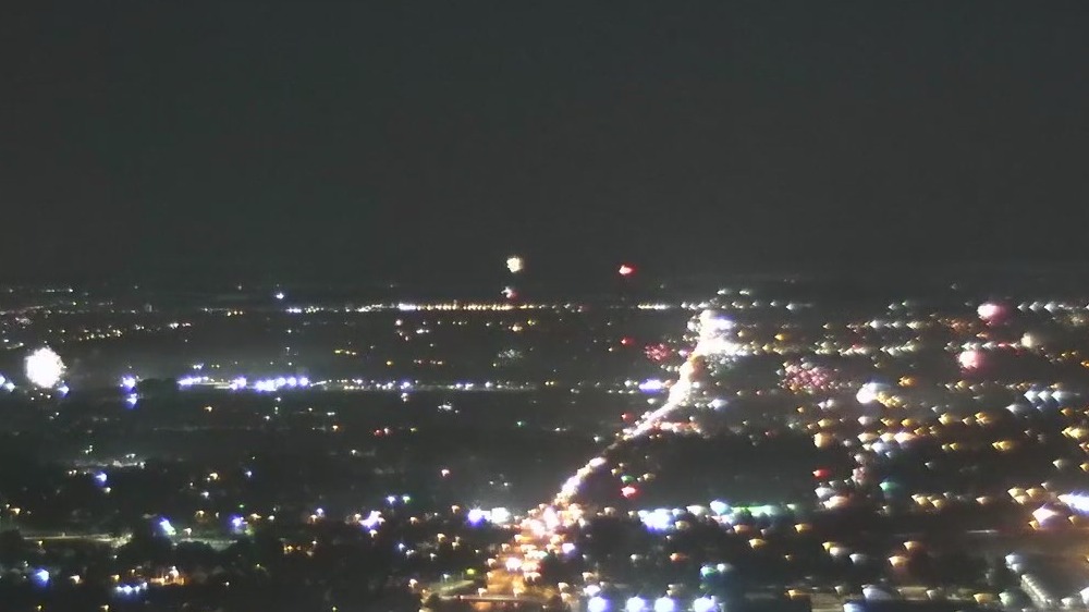 "The most fireworks we've ever seen"