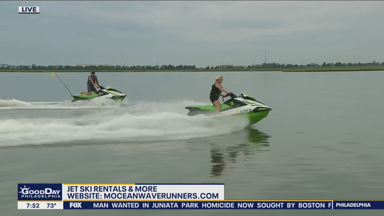 Jet skiing with Mocean Watersports in Wildwood