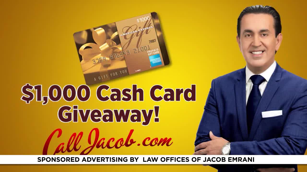 $1,000 cash card giveaway, Week 5