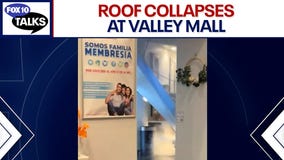 Mall roof collapses; rainy weekend ahead | FOX 10 Talks