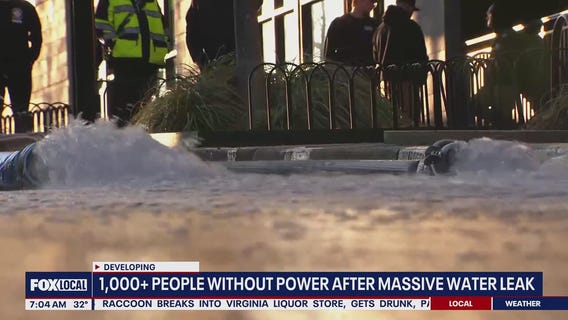 Hundreds forced out of their homes after massive water leak in Wheaton