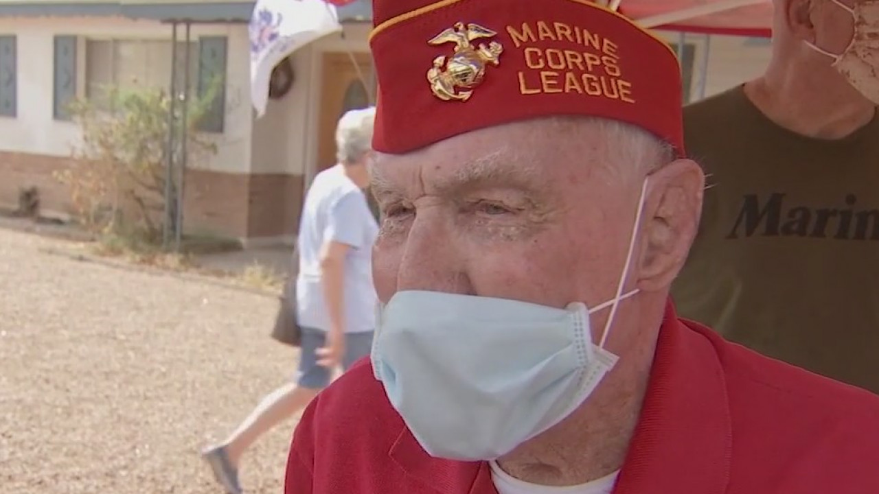 Valley veteran honored with a 97th drive-by birthday