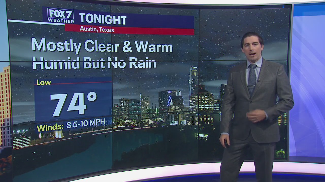 Evening weather forecast for July 30, 2020