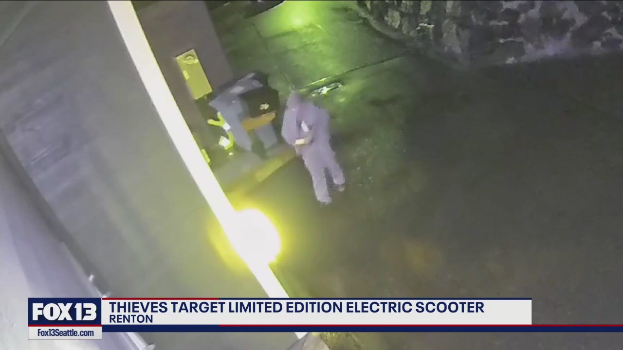 Thieves steal limited edition e-scooter from Renton home