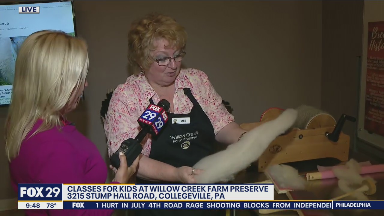 Wool classes at Willow Creek Farm Preserve