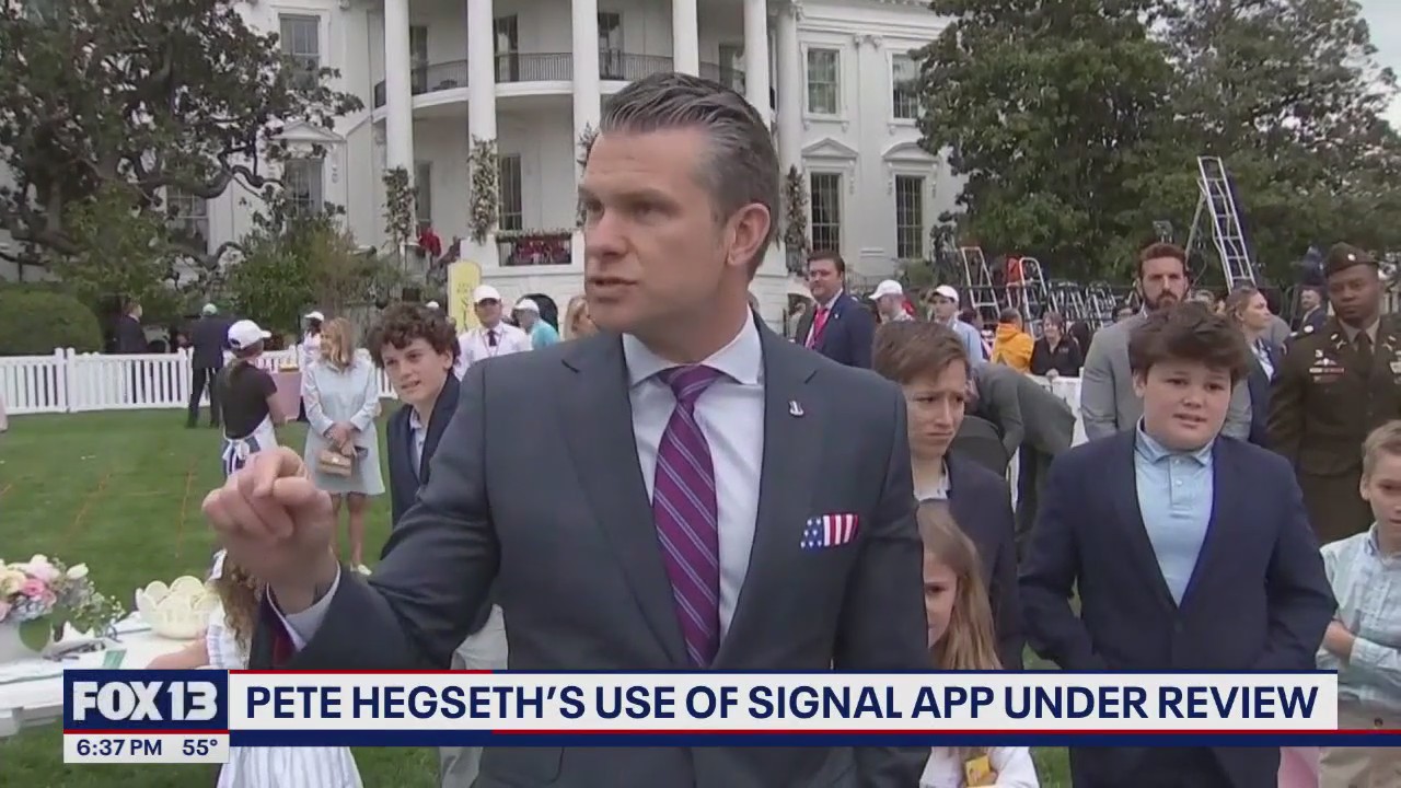 Pete Hegseth's use of Signal app under review