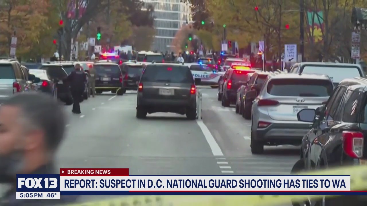 Suspect in D.C. National Guard shooting has ties to WA