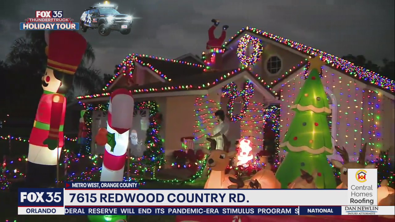 Holiday Lights Tour: 7615 Redwood Country Road