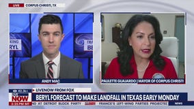 Beryl expected to make landfall in Texas overnight