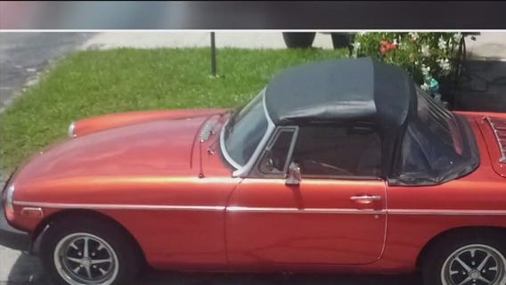 1980 MGB two-door sports car