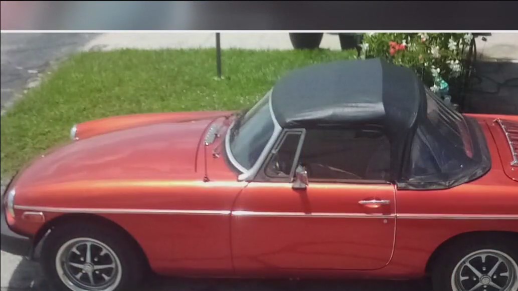 1980 MGB two-door sports car