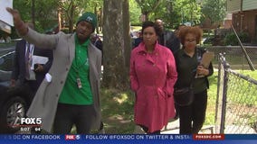 Mayor Bowser holds safety walk in Ward 8