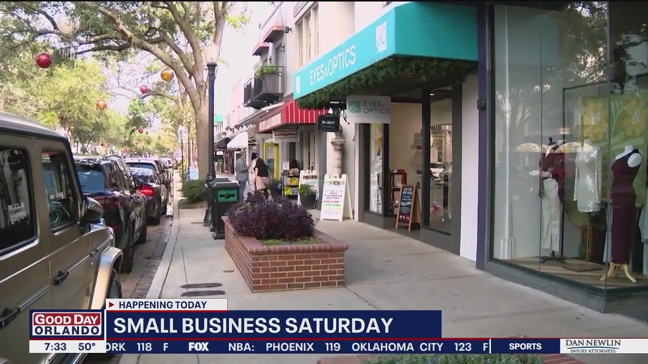 Small Business Saturday is underway in Winter Park