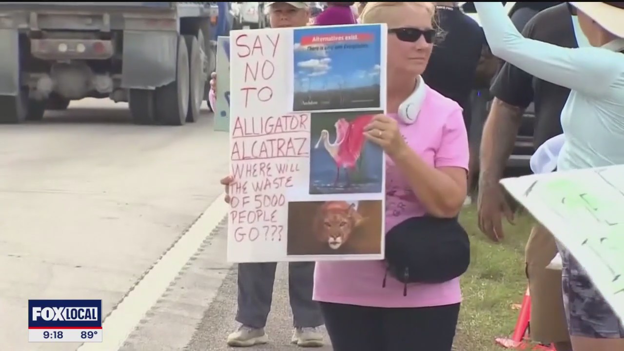 Environmental groups on Trump's Alligator Alcatraz plan