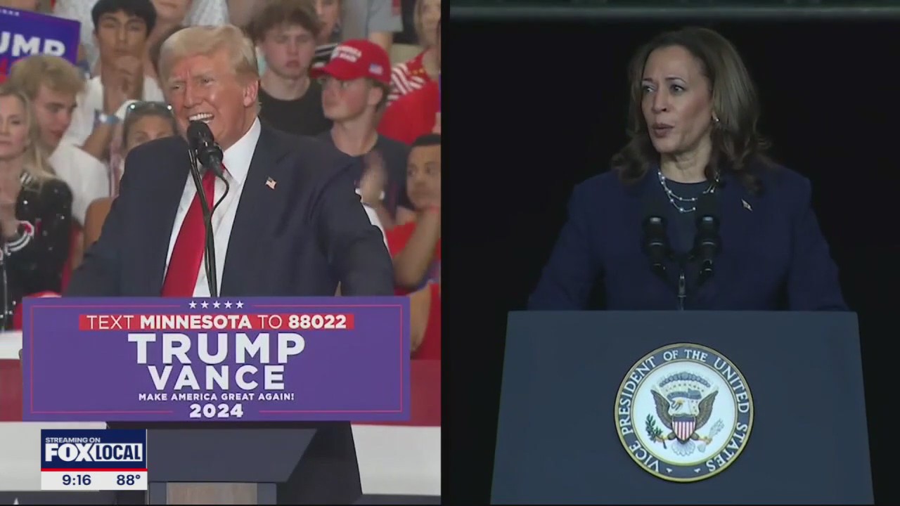 Trump campaigns in Georgia as Harris nears VP pick