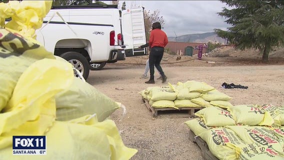 San Bernardino residents prepare for storm, flooding
