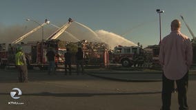 Fire breaks out at San Leandro's Alco Metals