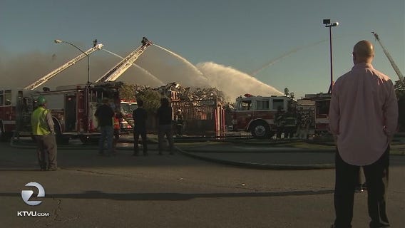Fire breaks out at San Leandro's Alco Metals