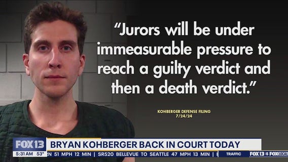 Bryan Kohberger back in court Thursday