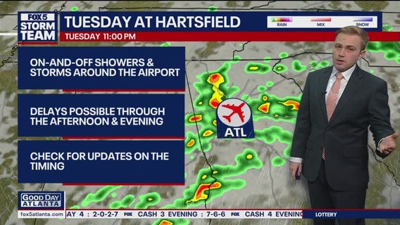 Thanksgiving Travel: Looking for Weather Issues in Atlanta on Tuesday