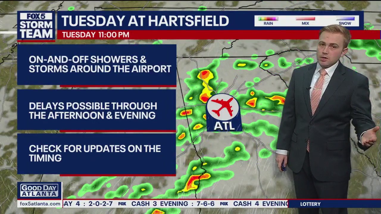 Thanksgiving Travel: Looking for Weather Issues in Atlanta on Tuesday