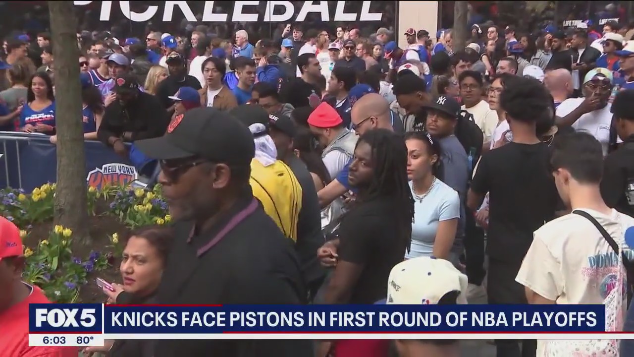 Knicks in first round of NBA Playoffs