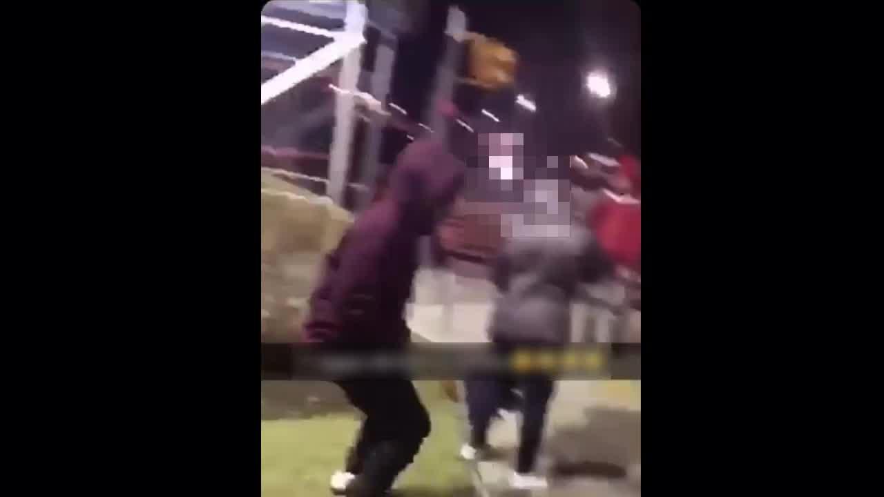 Girl assaulted with backpack, punched