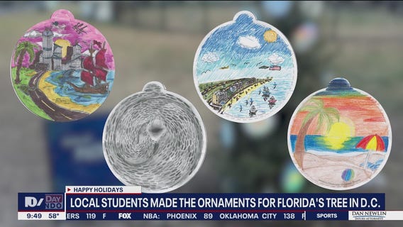 Local students design ornaments for Florida White House tree