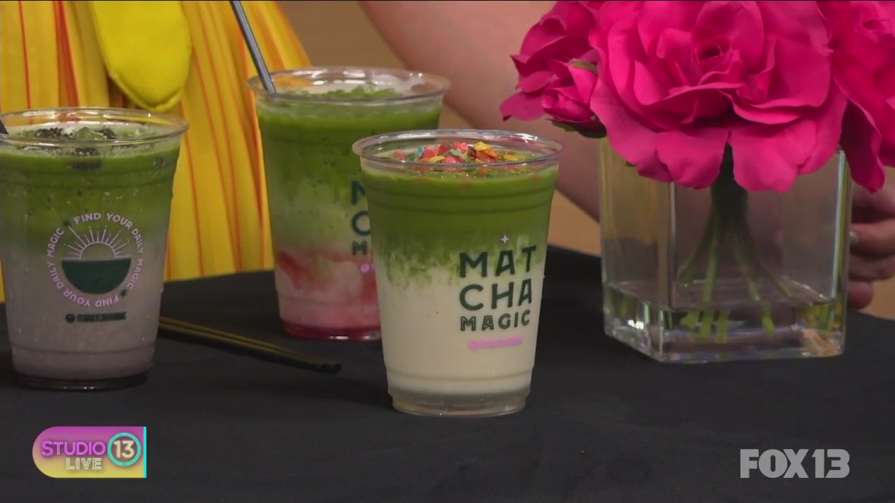 Making delicious drinks with Matcha Magic