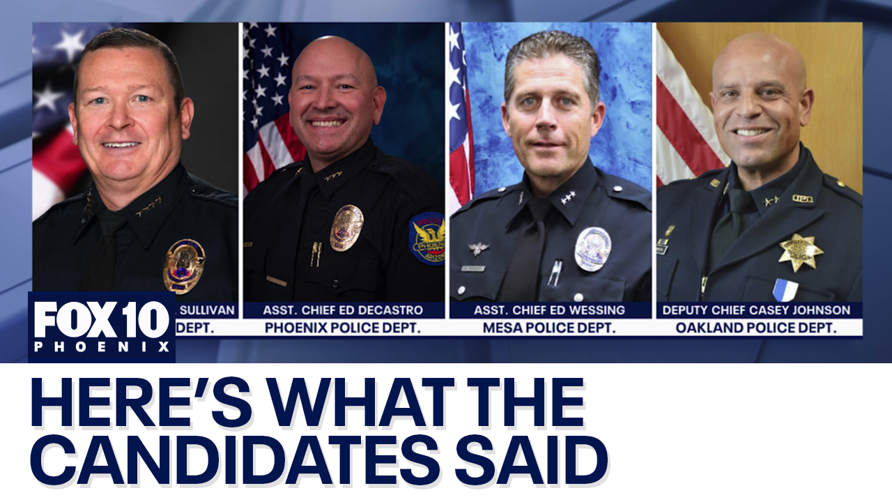 Phoenix PD Chief candidates take part in Q&A