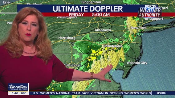 Weather Authority: Friday, 5 a.m. forecast