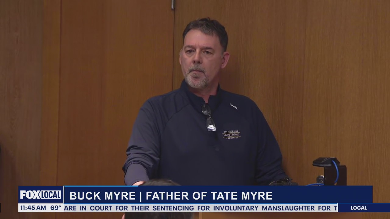 ?Our family is not going to give the Crumbley family a second of our time?: Buck Myre victim impact statement