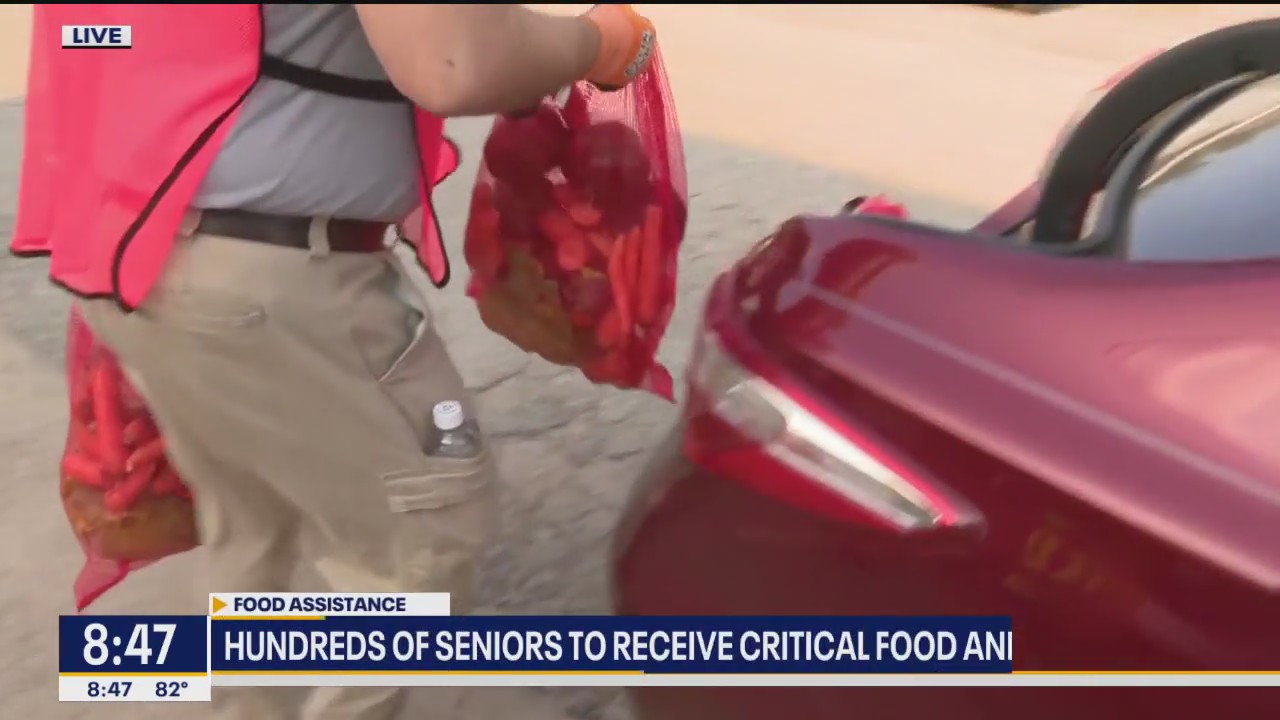 Hundreds of seniors to receive food and essentials