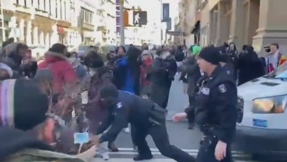Protesters arrested at anti-ICE demonstration