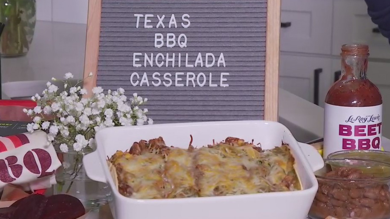 BBQ enchilada casserole recipe from FOX 7 Austin's Tierra Neubaum